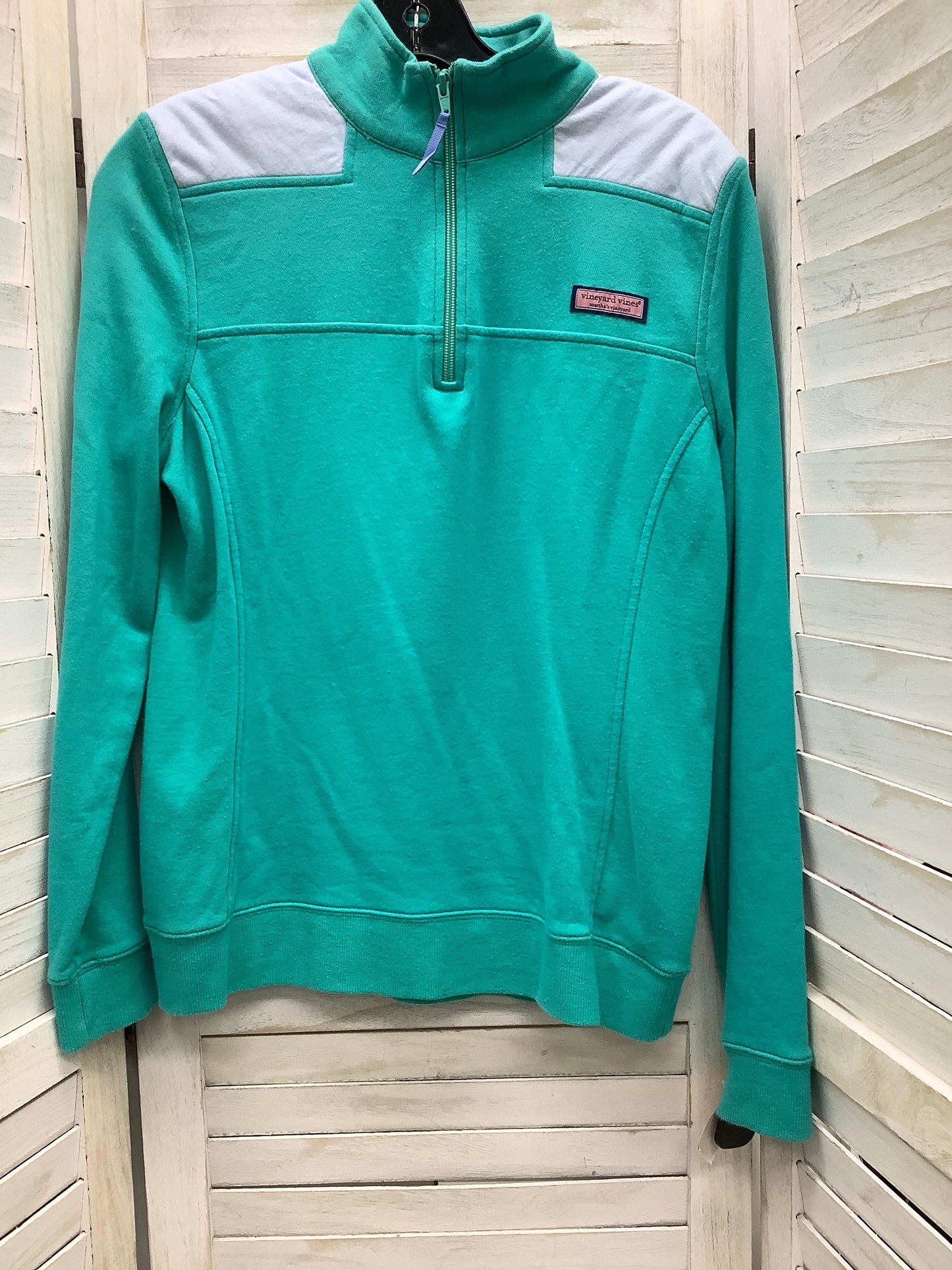 Teal Sweatshirt Collar Vineyard Vines, Size S