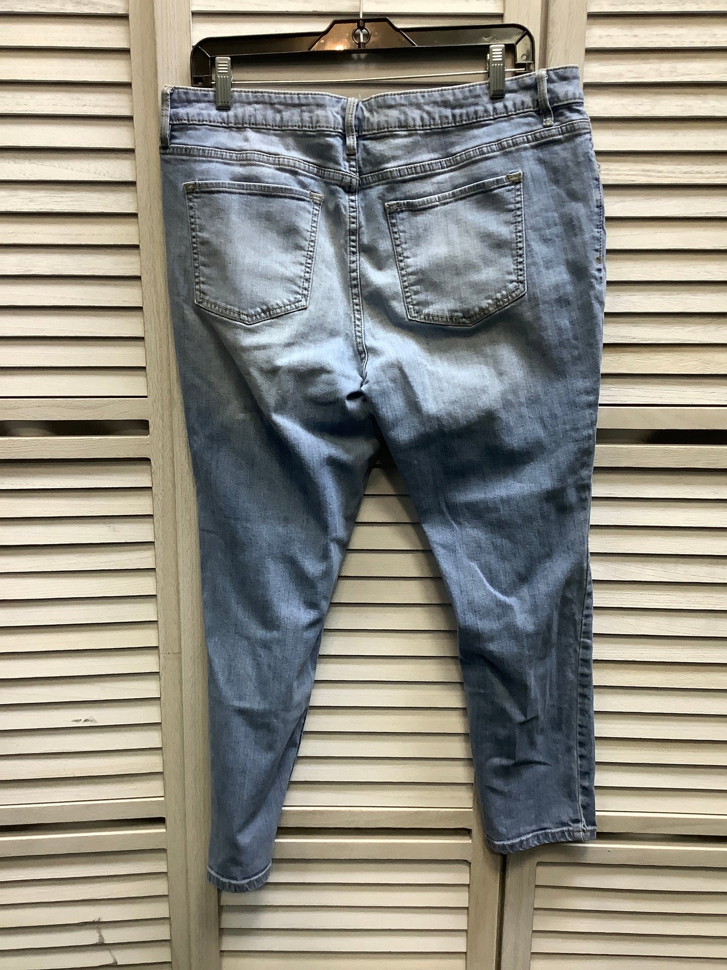 Blue Denim Jeans Straight Liz Claiborne, Size 14