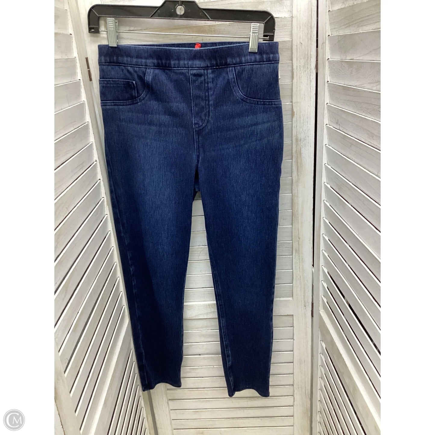 Jeans Skinny By Spanx In Blue Denim, Size: M