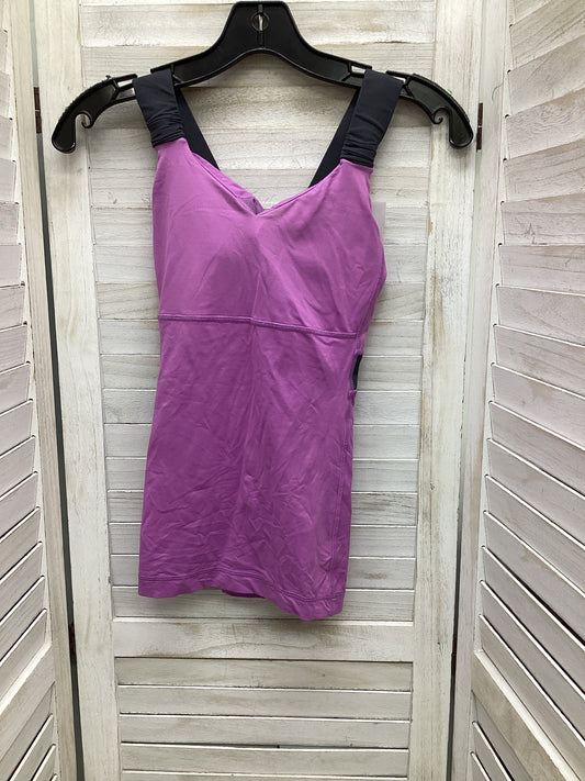 Athletic Tank Top By Lululemon In Purple, Size: 6