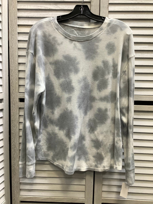 Top Long Sleeve By Time And Tru In Tie Dye Print, Size: Xl