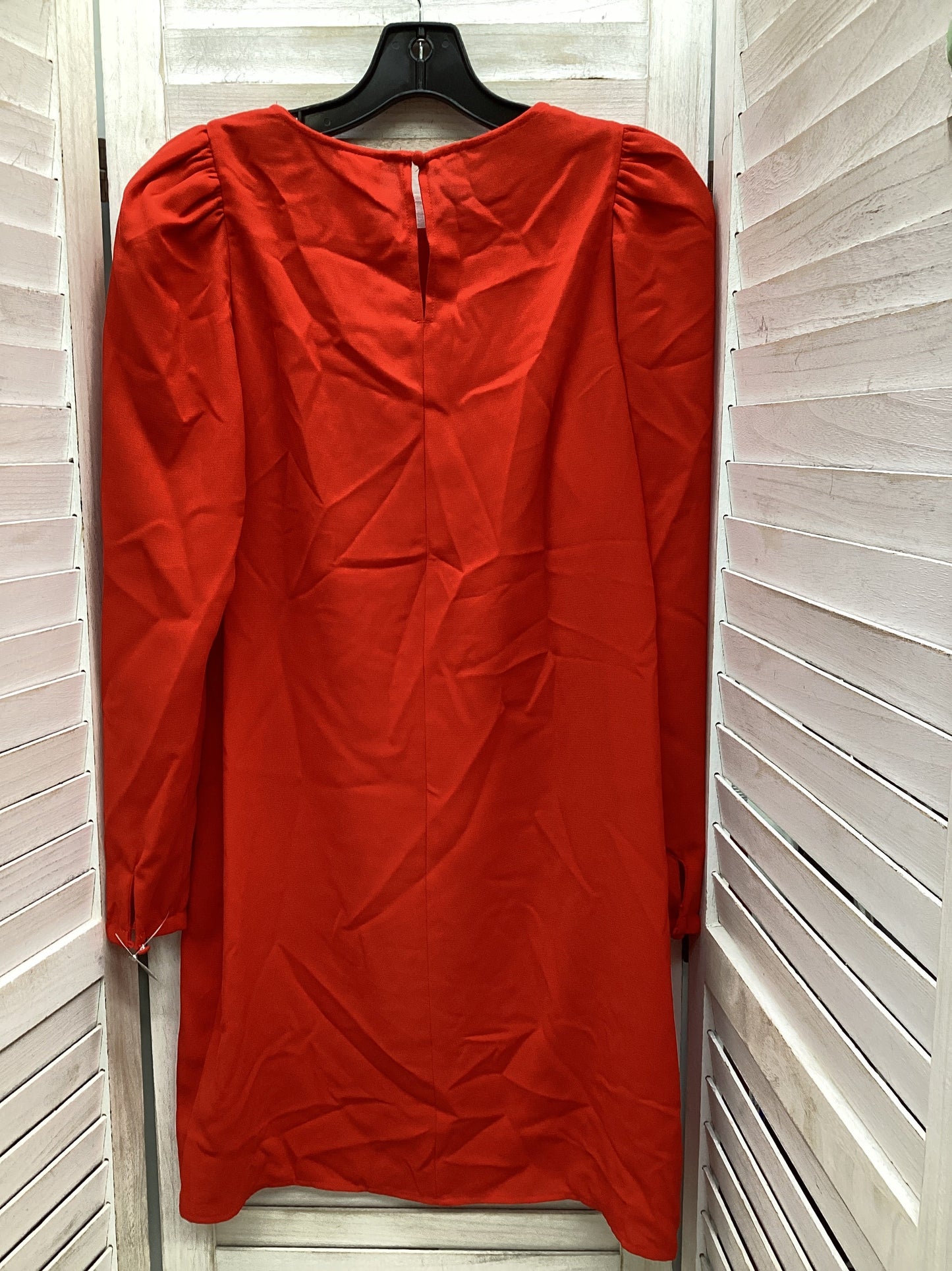 Dress Casual Midi By H&m In Red, Size: Xs