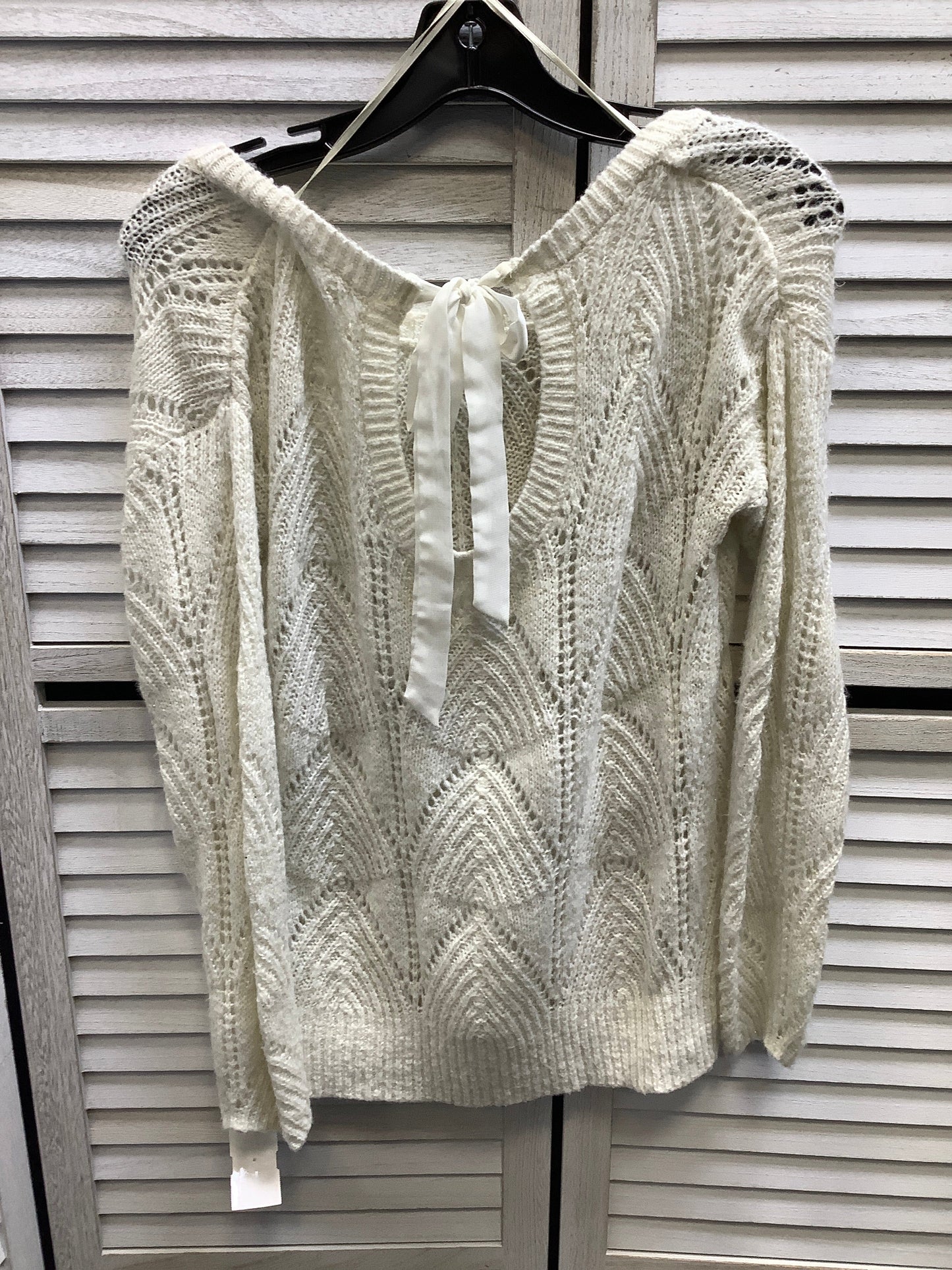 Sweater By Lc Lauren Conrad In Ivory, Size: S