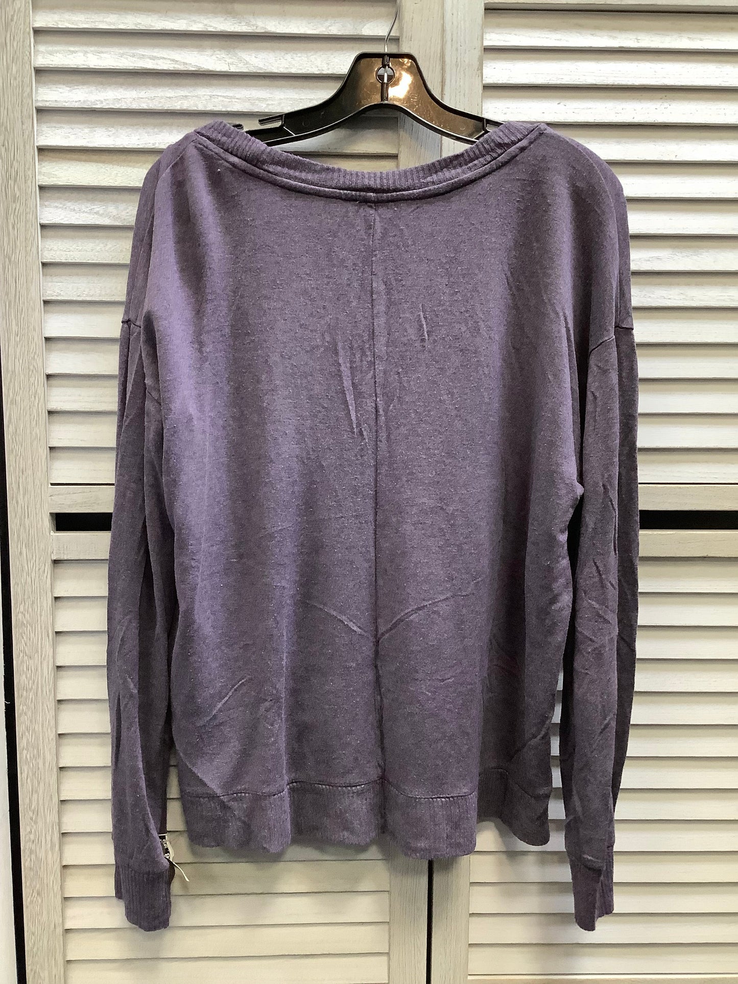 Top Long Sleeve By Splendid In Purple, Size: Xl