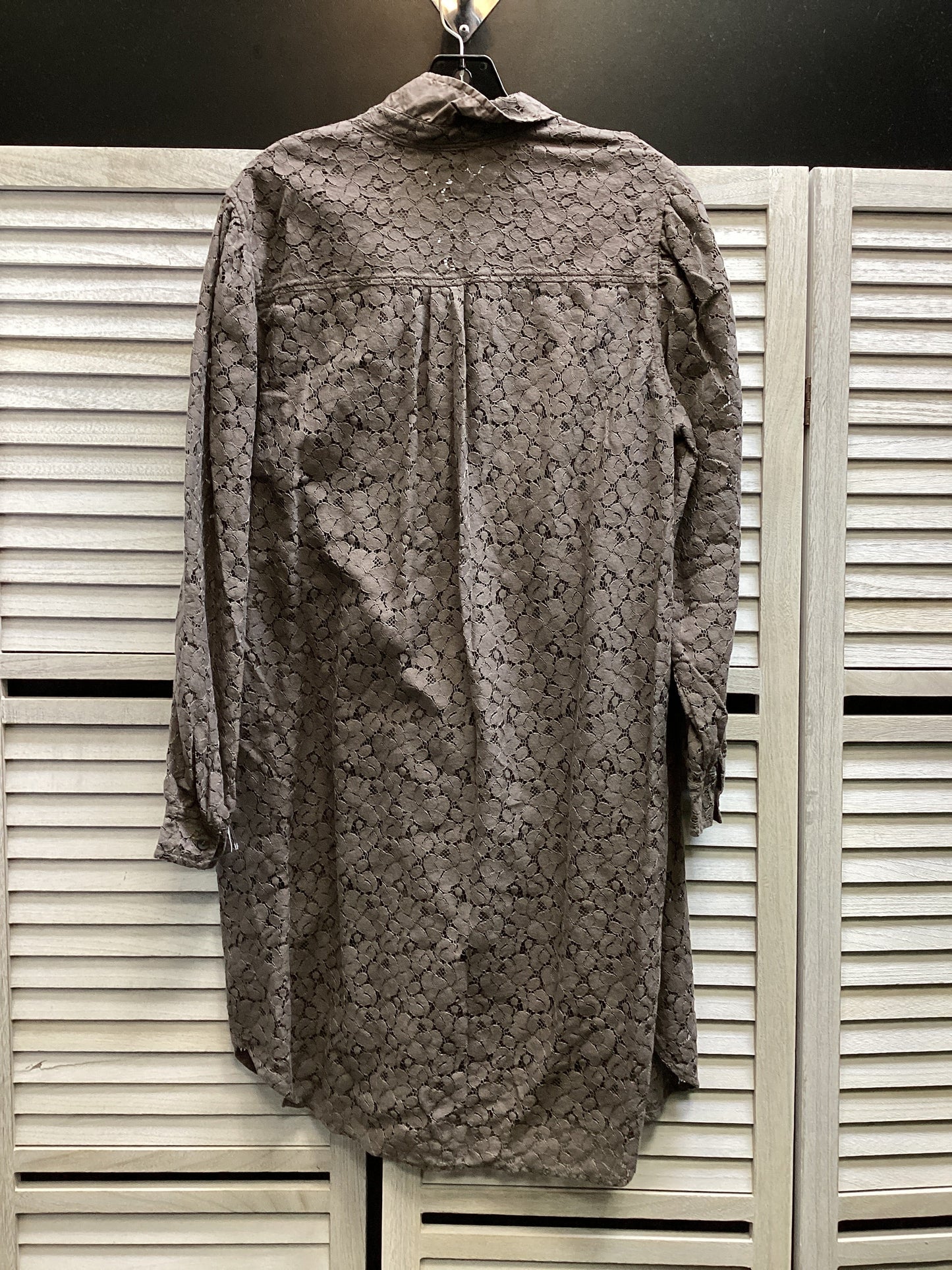 Dress Casual Midi By Gap In Taupe, Size: Xl