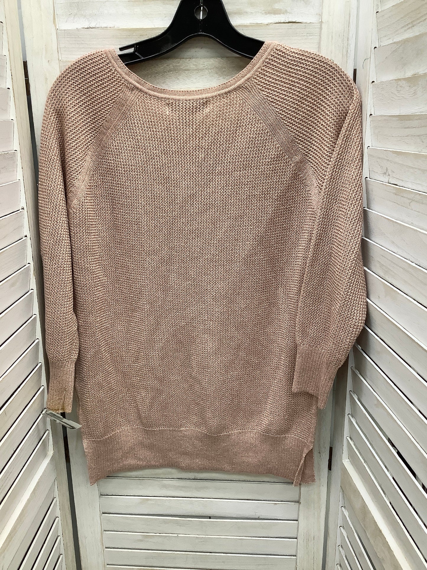 Top Long Sleeve By Liz Claiborne In Pink, Size: M