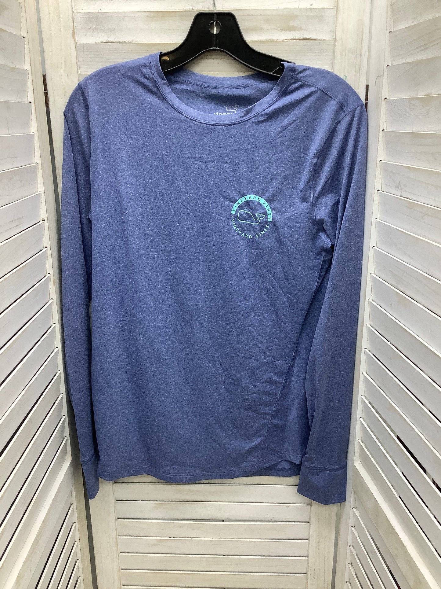 Athletic Top Long Sleeve Crewneck By Vineyard Vines In Blue, Size: S