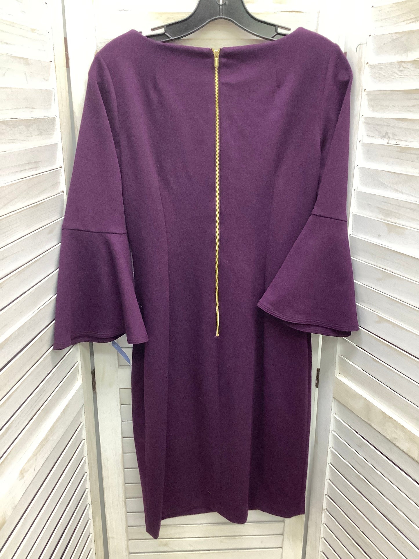 Dress Work By Calvin Klein In Purple, Size: 6