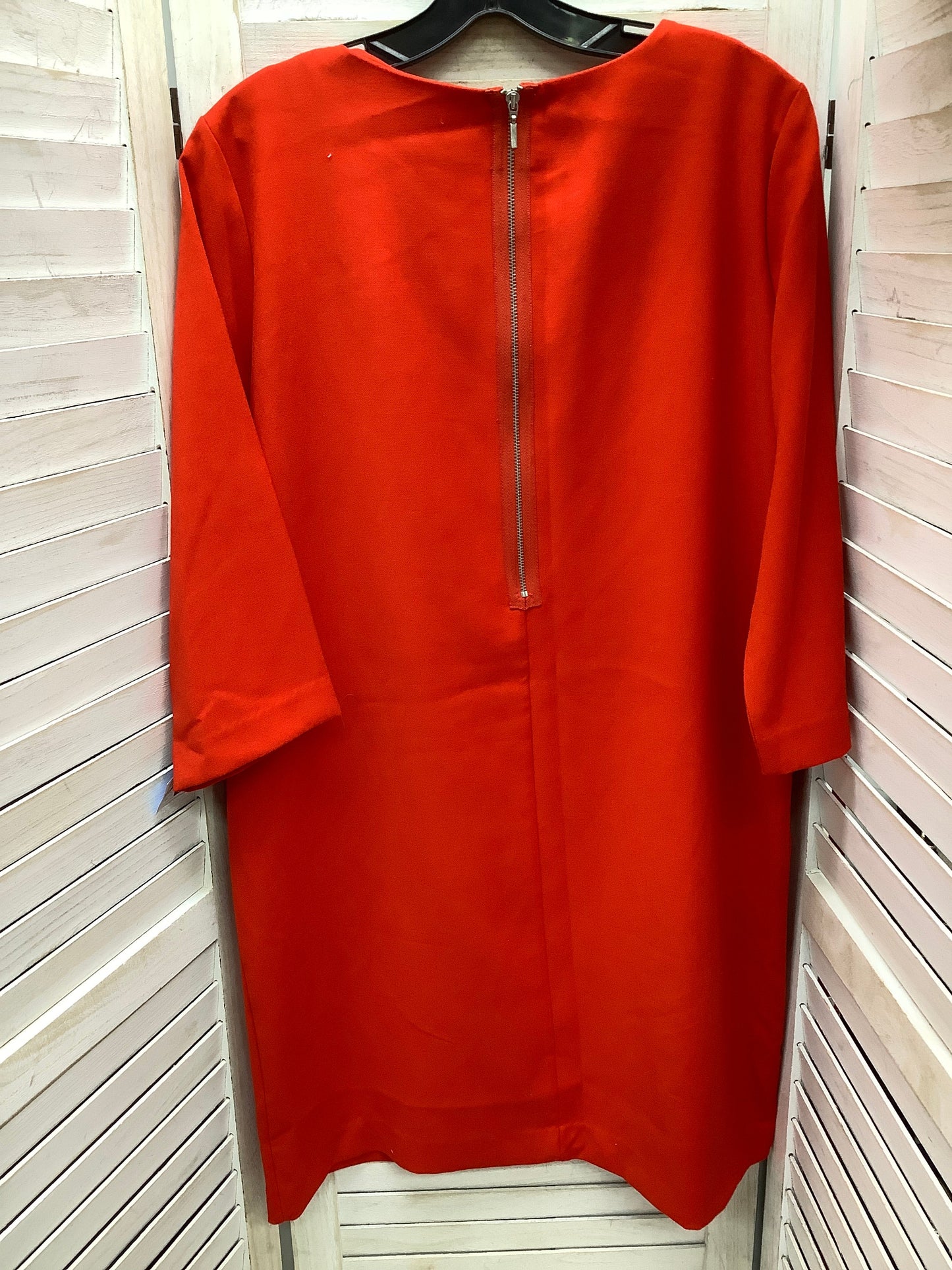 Dress Casual Midi By Gap In Red, Size: 14