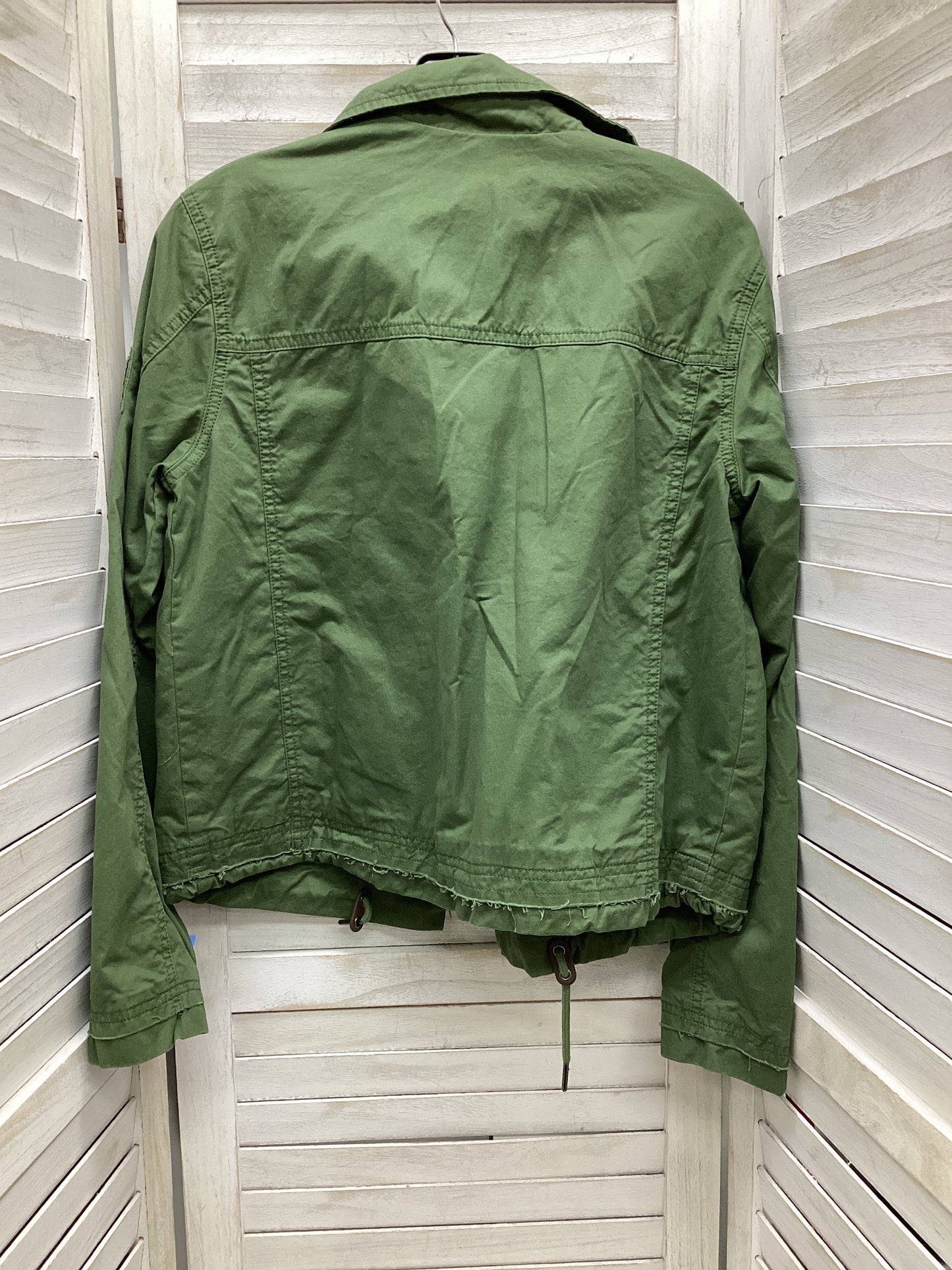 Jacket Utility By Clothes Mentor In Green, Size: 6