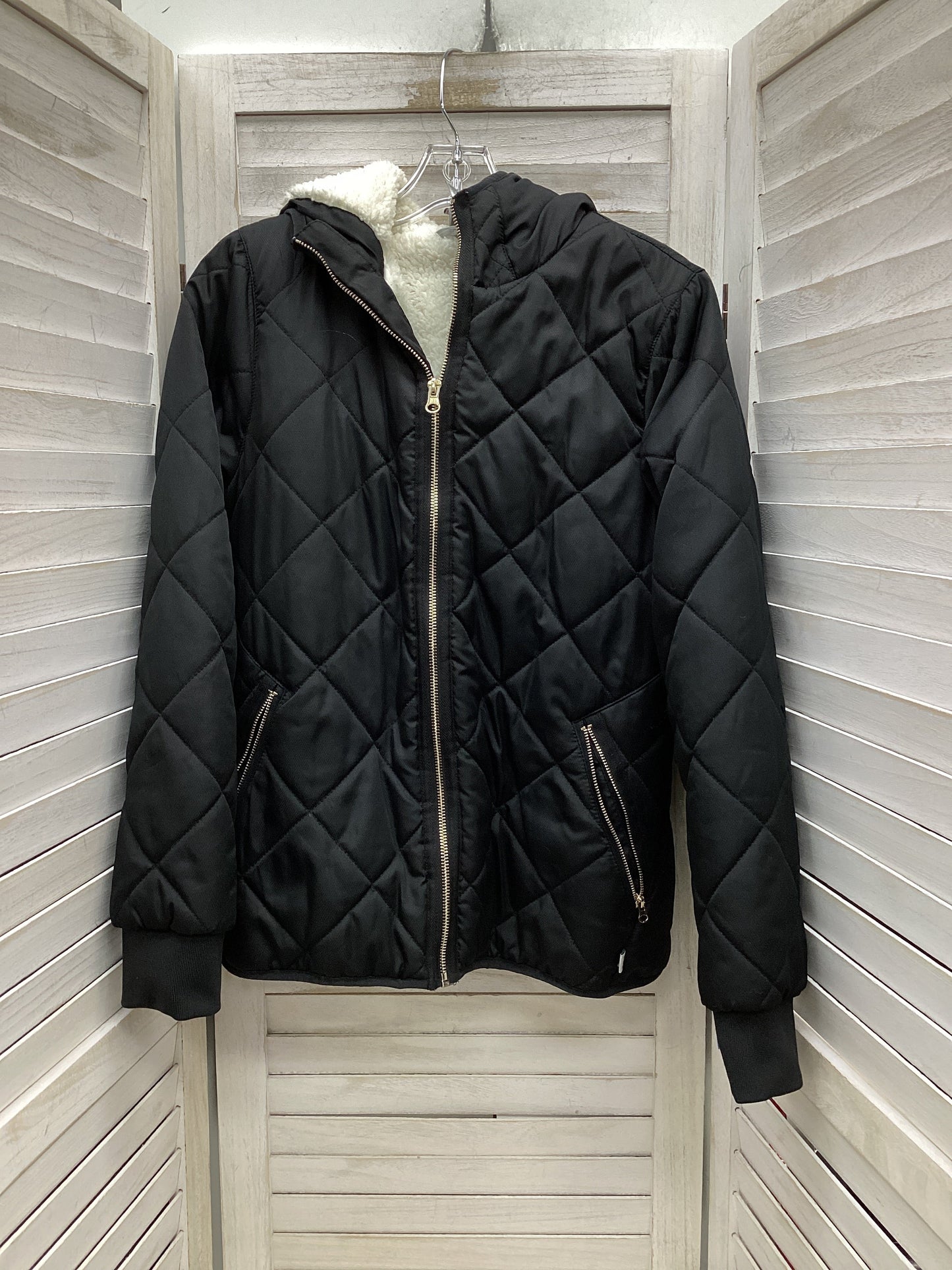 Coat Puffer & Quilted By Avalanche In Black, Size: M