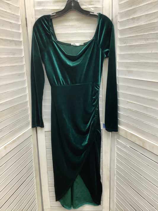 Dress Party Midi By Lush In Green, Size: S