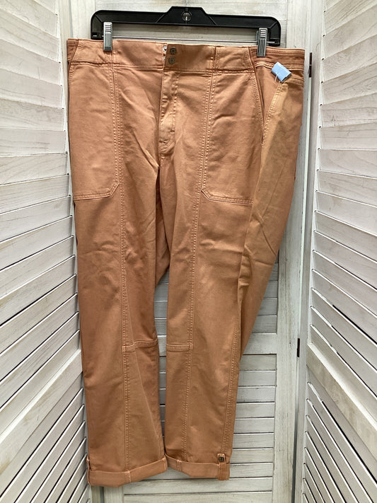 Pants Cropped By White House Black Market In Copper, Size: 14