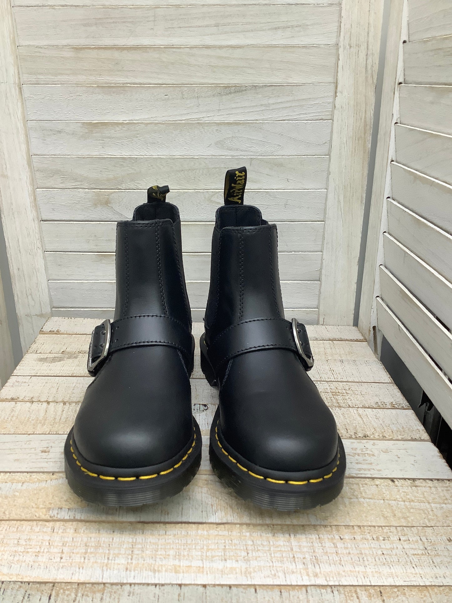 Boots Ankle Flats By Dr Martens In Black, Size: 9