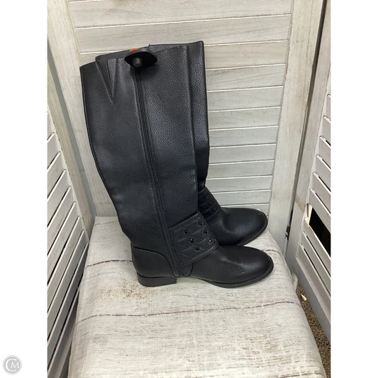 Boots Knee Flats By Simply Vera In Black, Size: 6