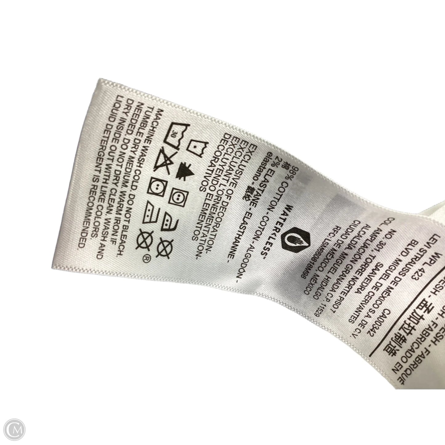 Shorts By Levis In Blue Denim, Size: 20