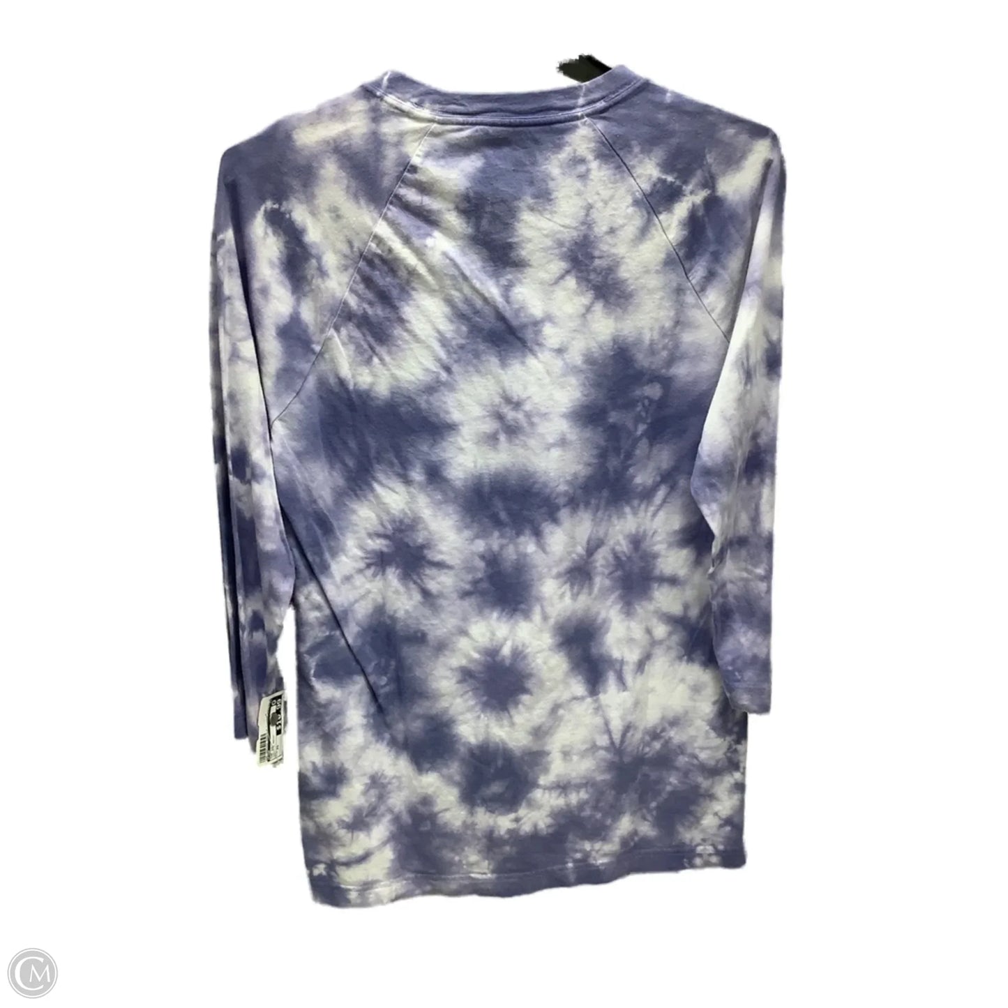 Top Long Sleeve By Pink In Tie Dye Print, Size: Xs