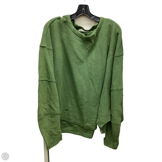Top Long Sleeve By We The Free In Green, Size: L