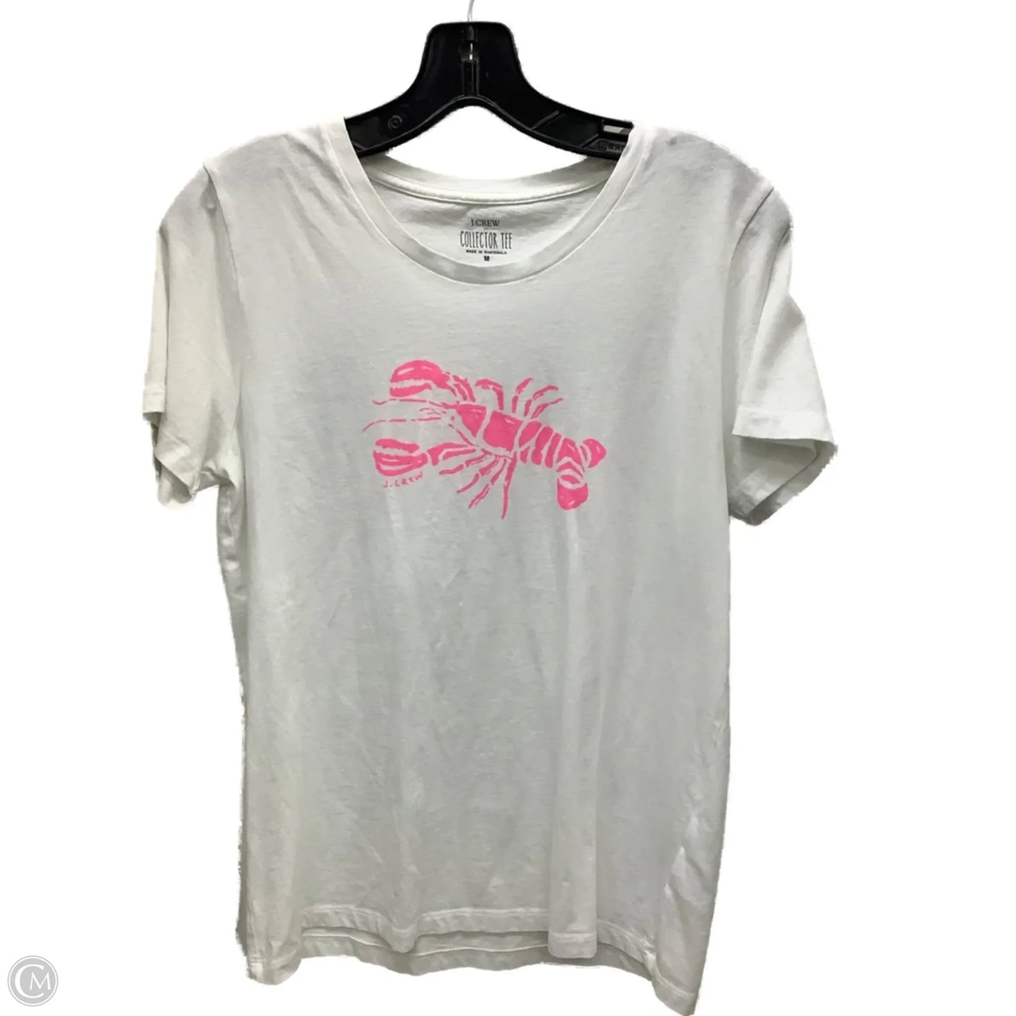 Top Short Sleeve By J. Crew In White, Size: M