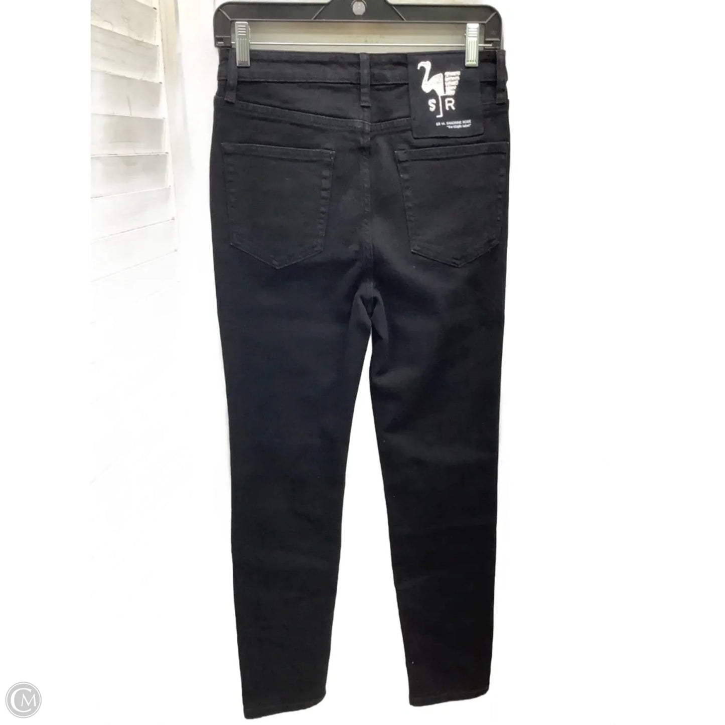 Jeans Skinny By Clothes Mentor In Black Denim, Size: 4