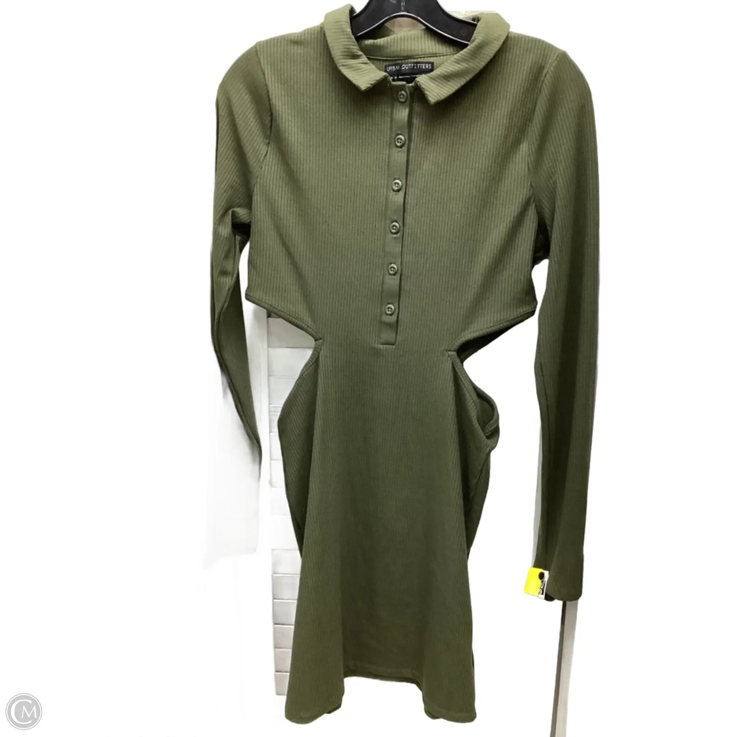 Dress Casual Midi By Urban Outfitters In Green, Size: M