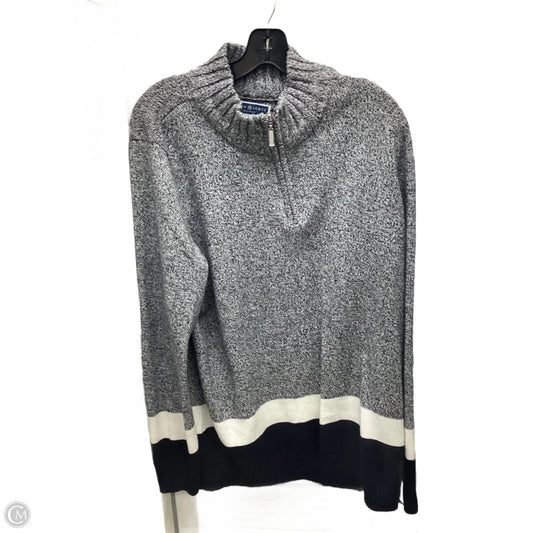 Sweater By Karen Scott In Grey, Size: 1x