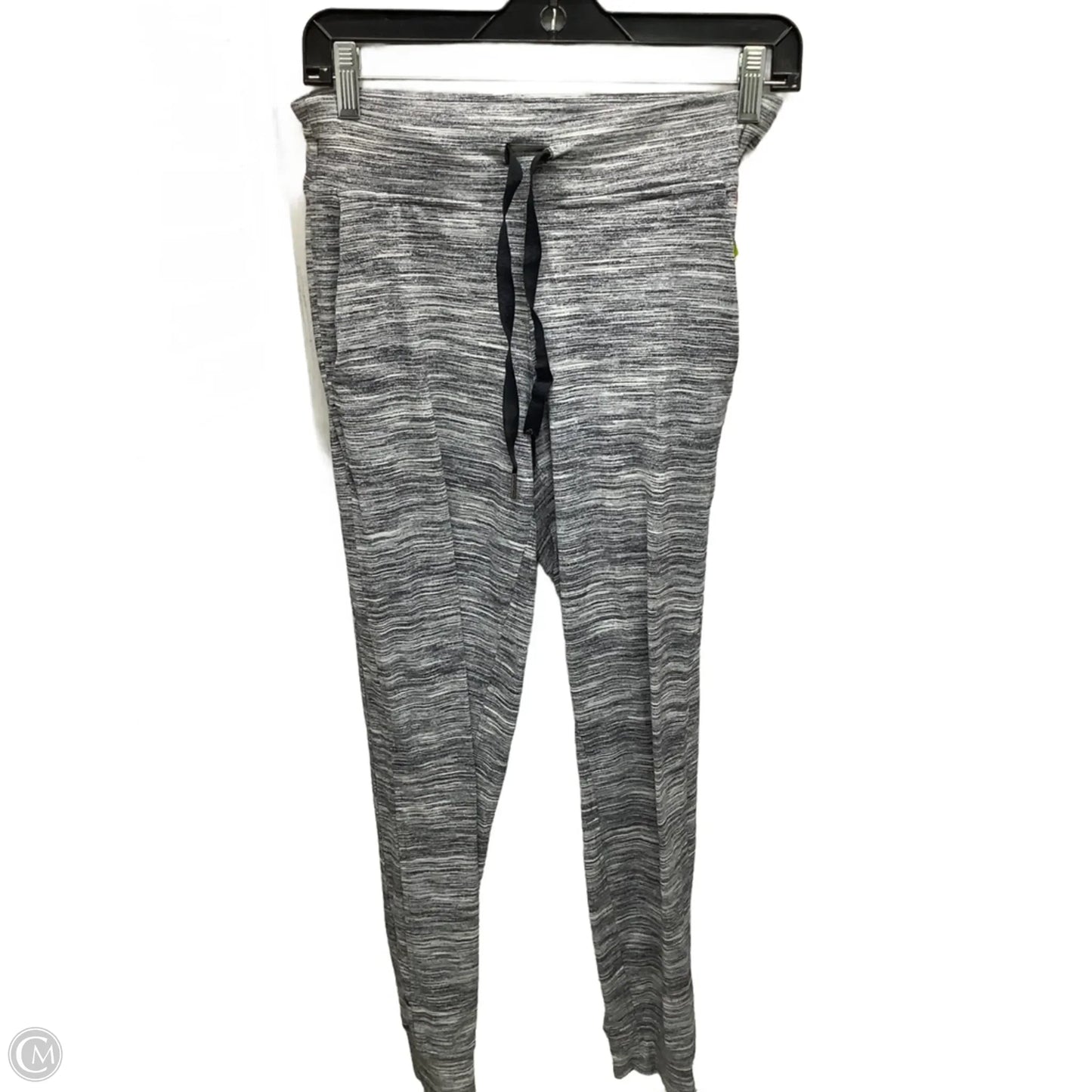 Athletic Pants By Lululemon In Grey & White, Size: 4