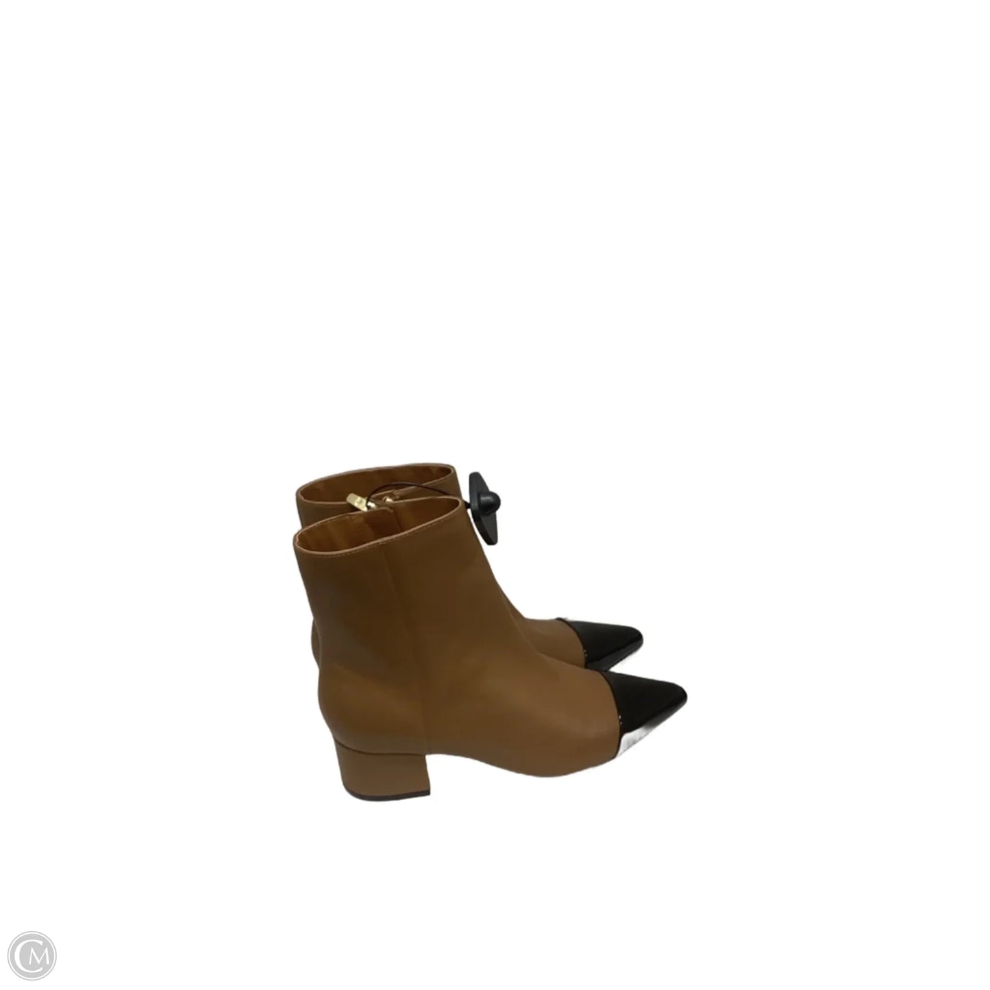 Boots Ankle Heels By Marc Fisher In Brown, Size: 7.5