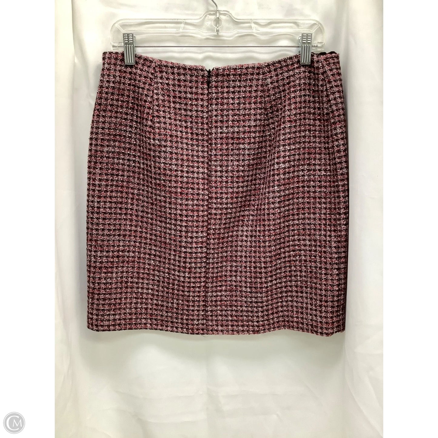 Skirt Midi By White House Black Market In Plaid Pattern, Size: 8