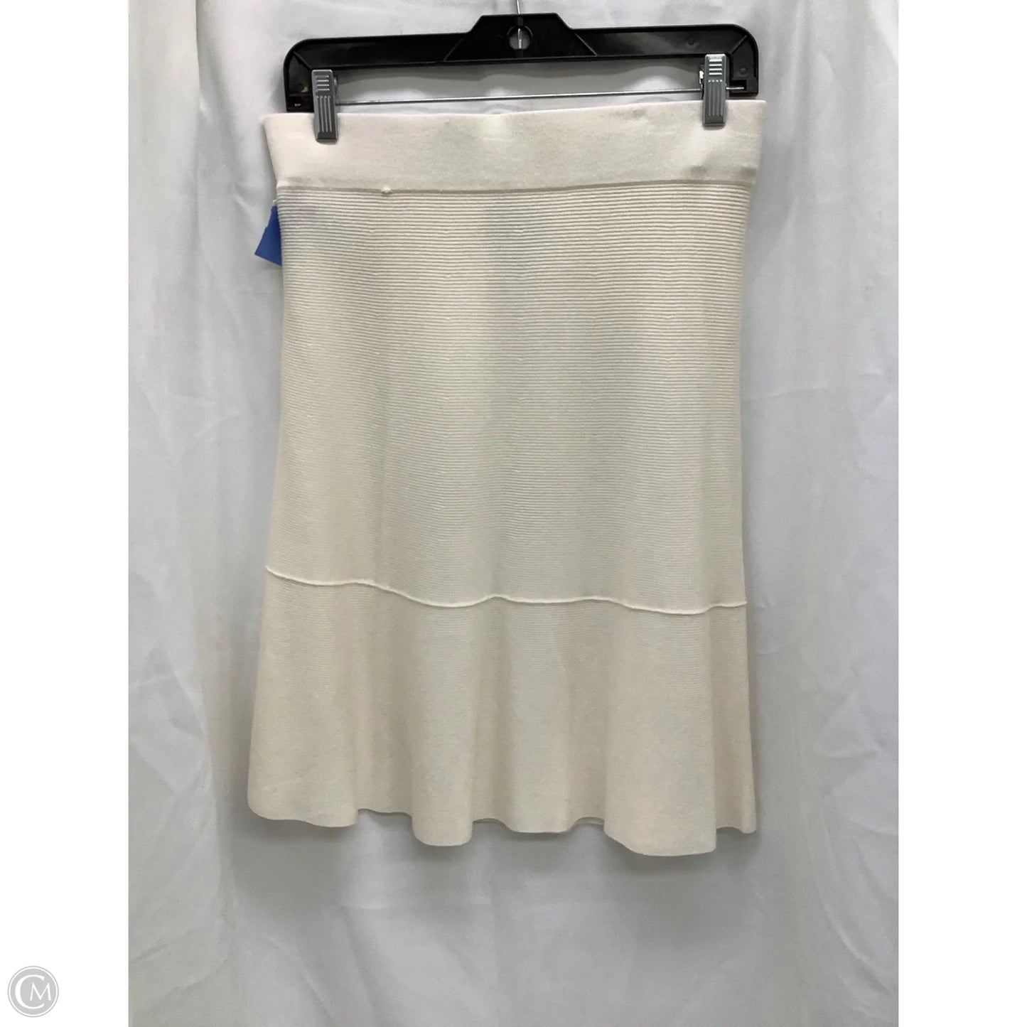 Skirt Midi By Loft In Ivory, Size: Mp