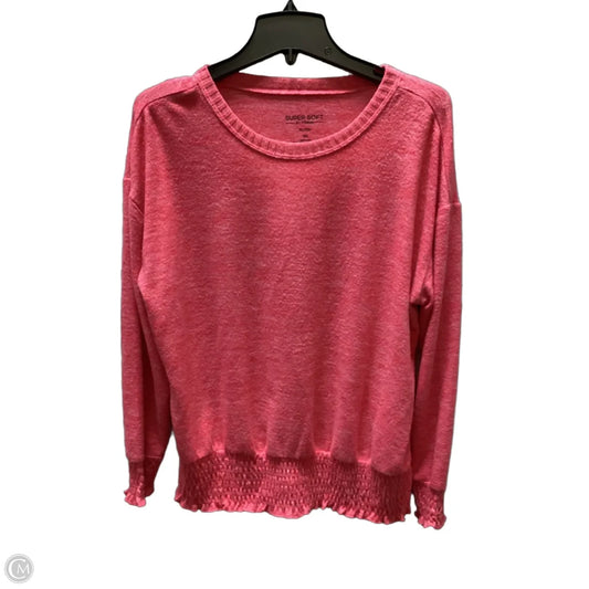 Top Long Sleeve By Torrid In Coral, Size: M