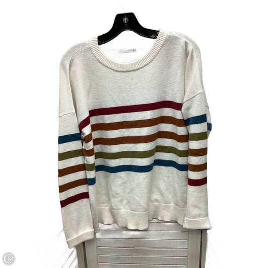 Sweater By Staccato In Striped Pattern, Size: Xl
