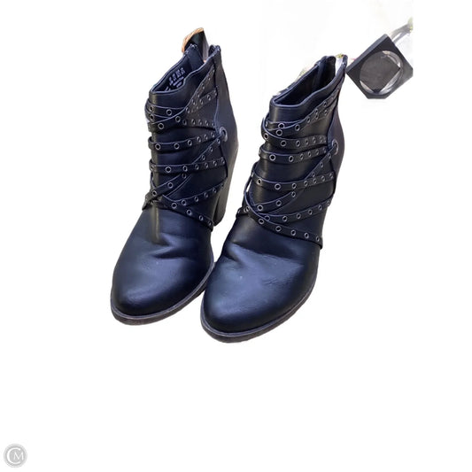 Boots Ankle Heels By Fergalicious In Black, Size: 8.5