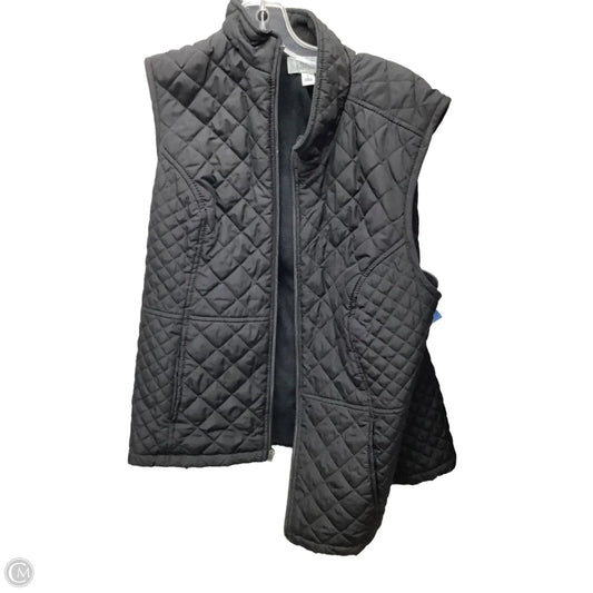 Vest Puffer & Quilted By Croft And Barrow In Black, Size: L