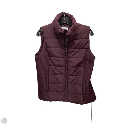 Vest Puffer & Quilted By New York And Co In Maroon, Size: M