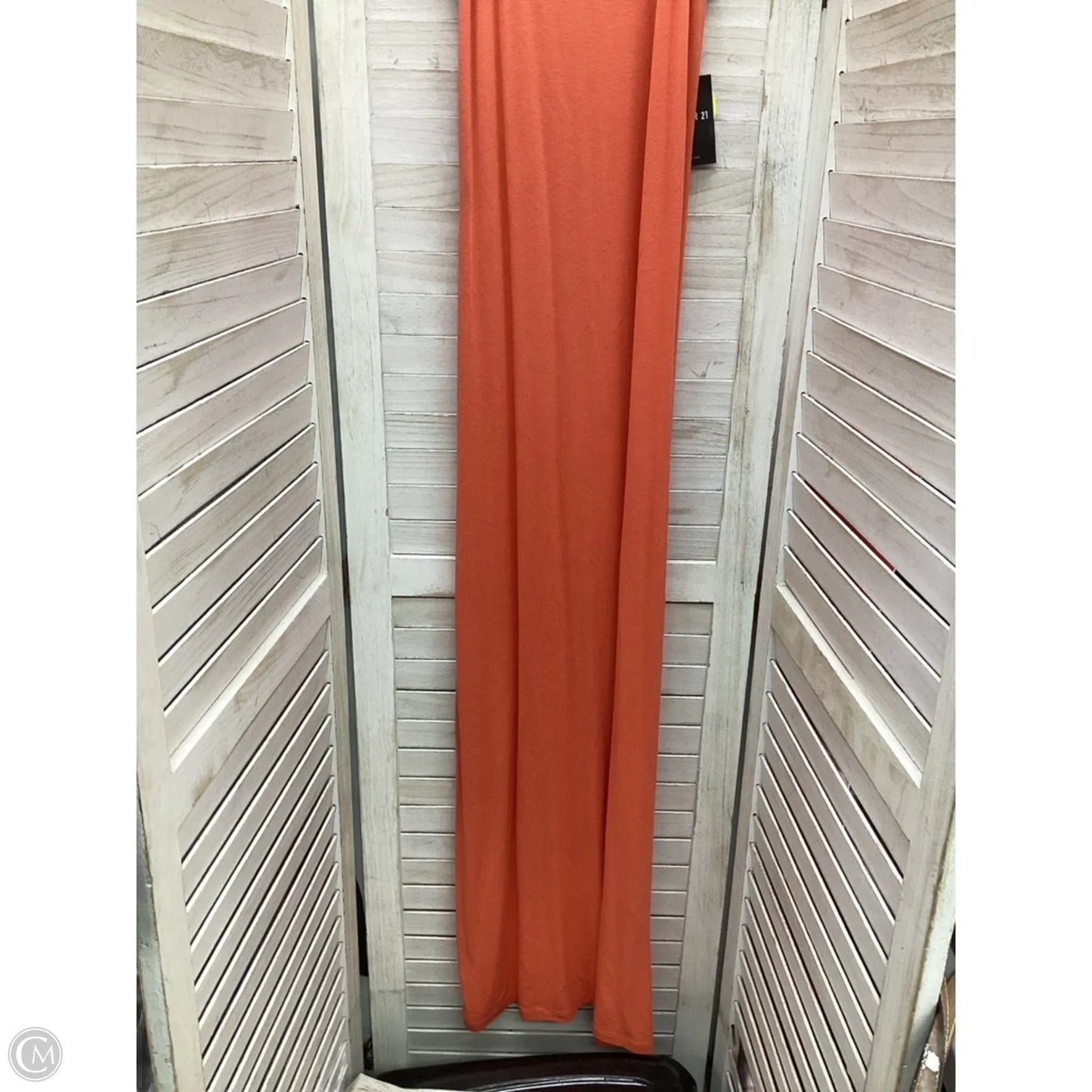 Dress Casual Maxi By Forever 21 In Coral, Size: S
