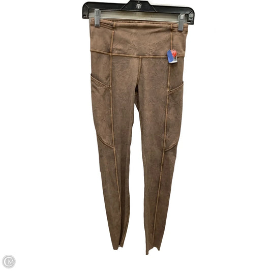 Athletic Leggings By Lululemon In Brown, Size: 4