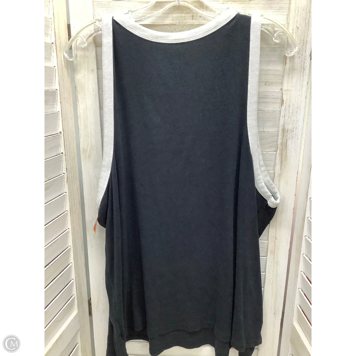 Top Sleeveless By A New Day In Black, Size: 4x