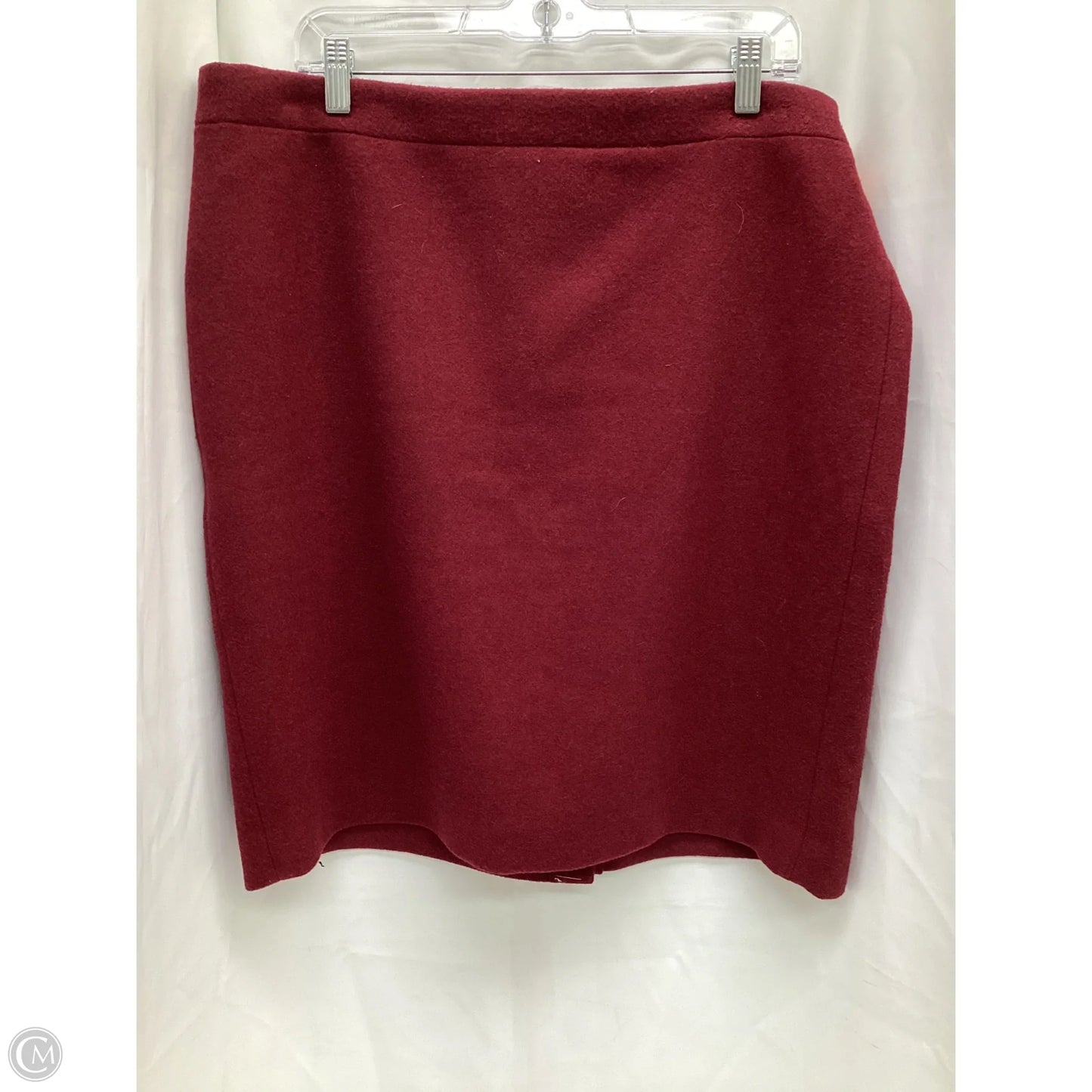 Skirt Midi By J. Crew In Red, Size: 16
