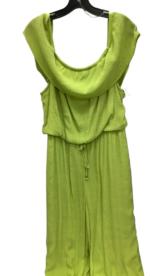 Jumpsuit By Tacera In Green, Size: 1x