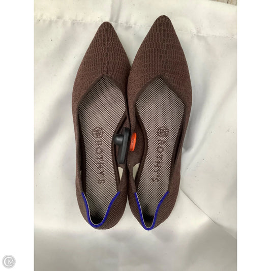 Shoes Flats By Rothys In Brown, Size: 8.5