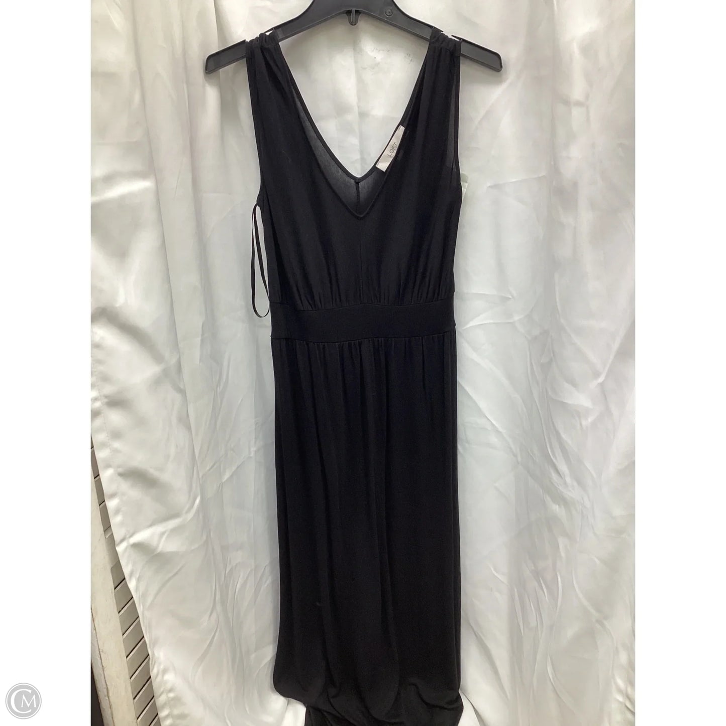 Dress Casual Maxi By Loft In Black, Size: Xs