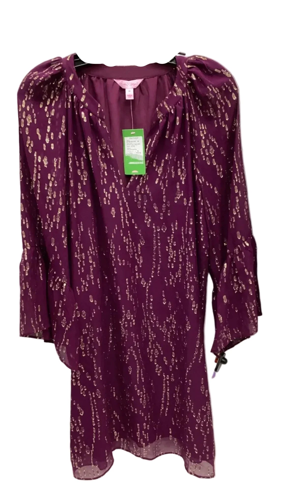 Dress Designer By Lilly Pulitzer In Maroon, Size: M