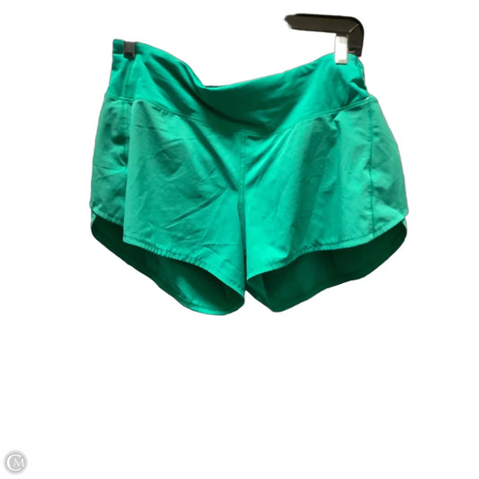 Athletic Shorts By Lululemon In Green, Size: 10