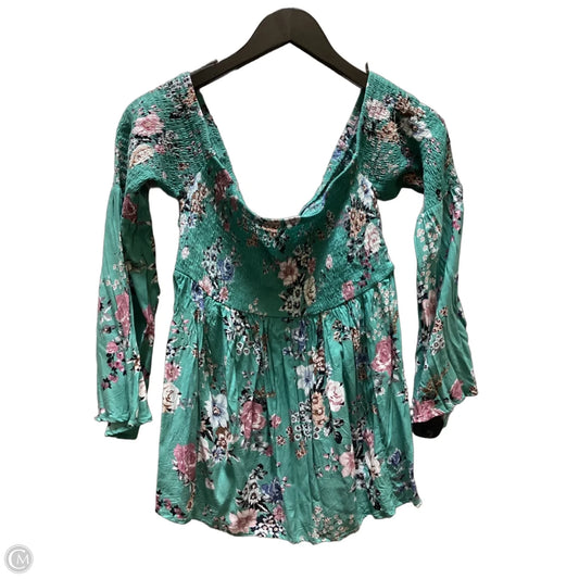 Top Long Sleeve By Torrid In Floral Print, Size: M