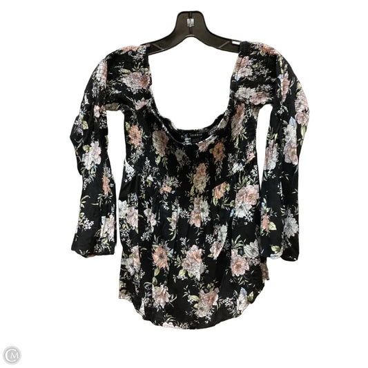 Top Long Sleeve By Torrid In Floral Print, Size: M