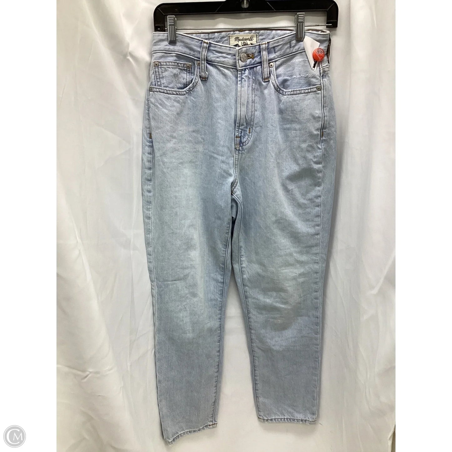 Jeans Straight By Madewell In Blue Denim, Size: 2