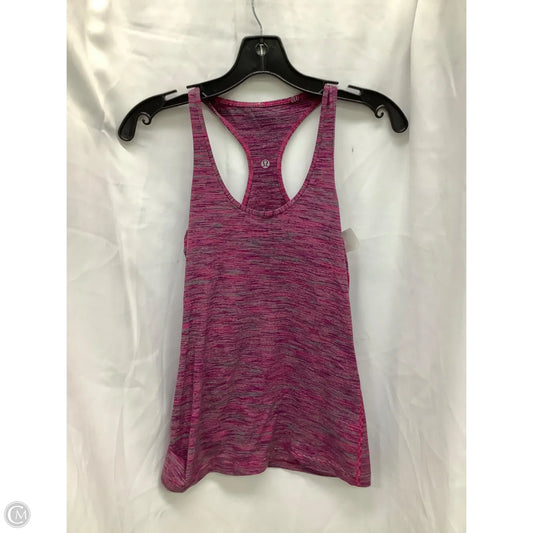 Athletic Tank Top By Lululemon In Multi-colored, Size: 8