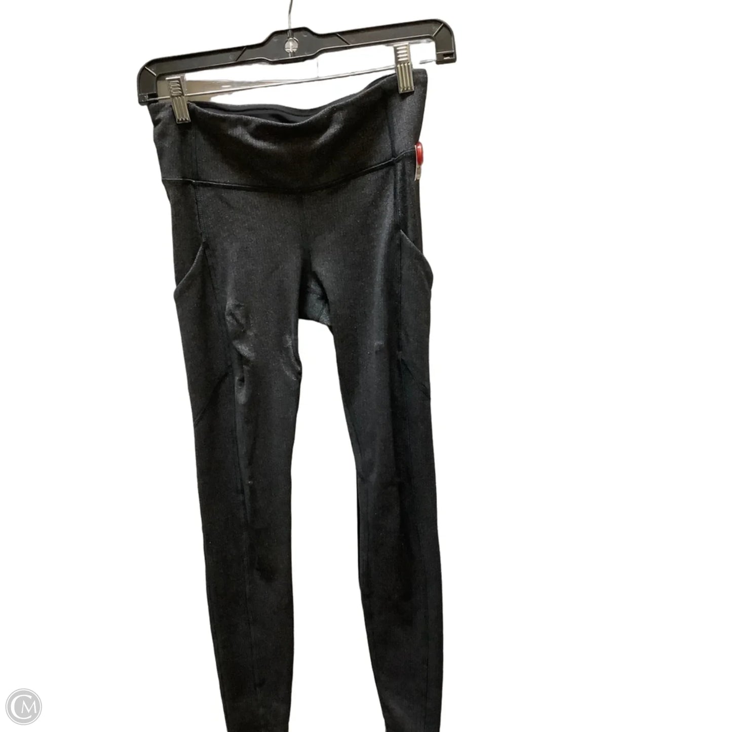 Athletic Leggings By Lululemon In Black & Grey, Size: 4