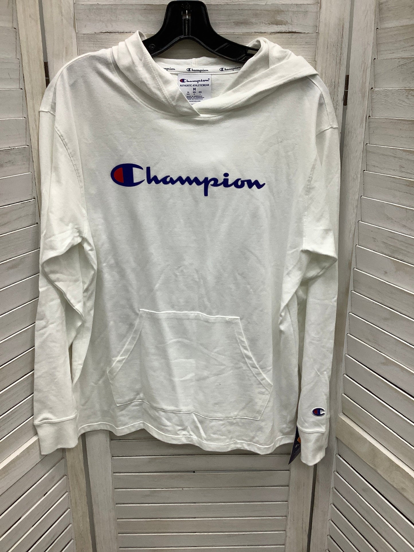 Sweatshirt Hoodie By Champion  Size: M